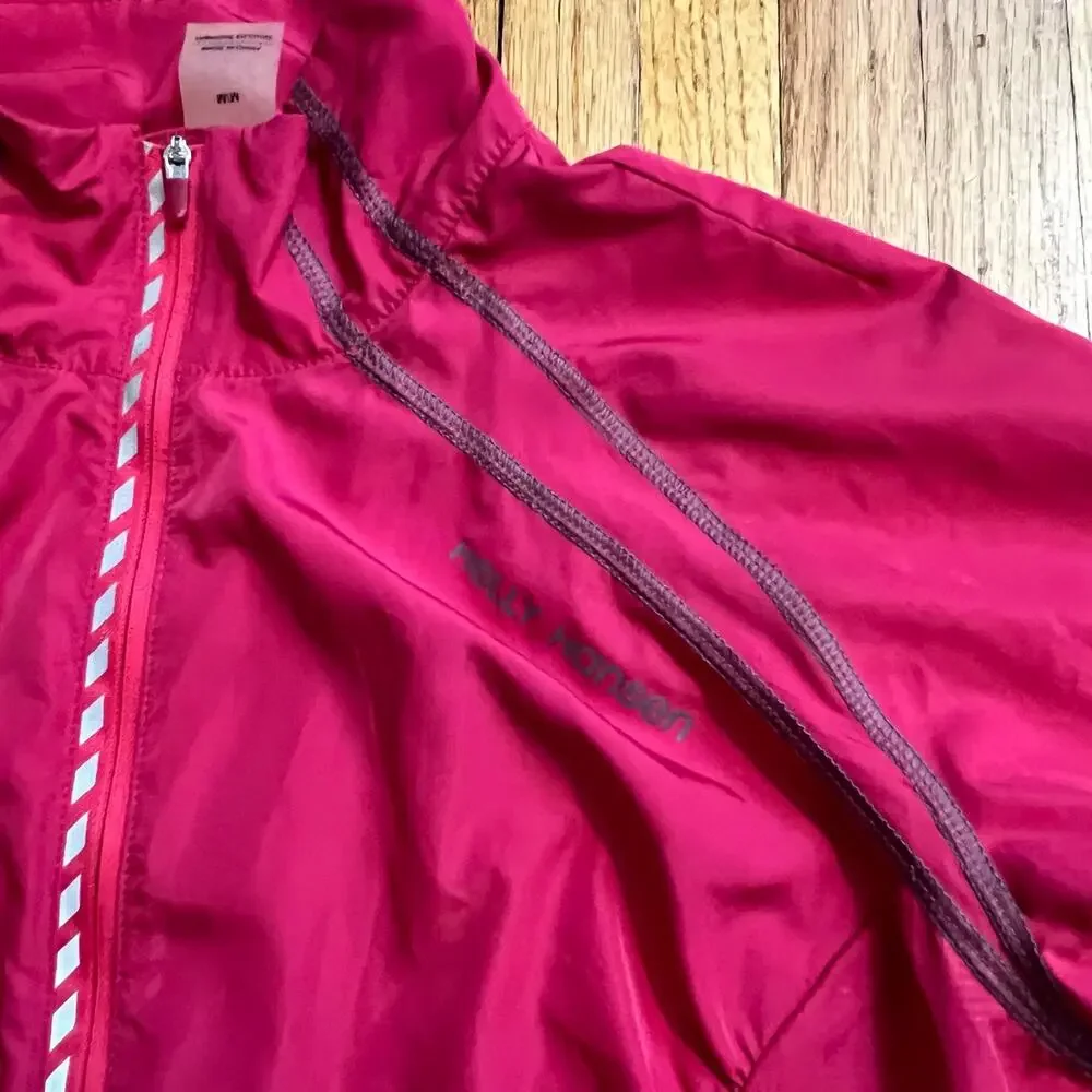 Helly Hansen Jacket Women Medium Pink Windbreaker Performance Coat
